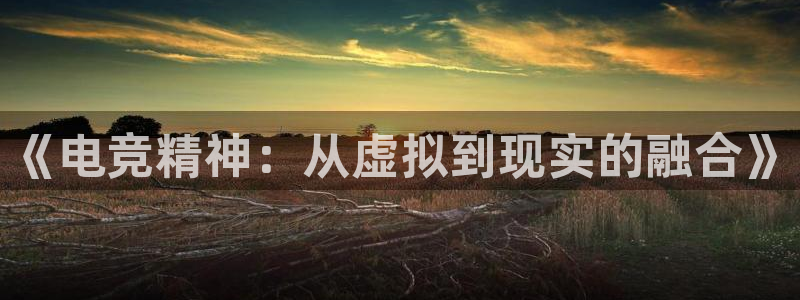 安博电竞官网登录：《电竞精神：从虚拟到现实的融合》